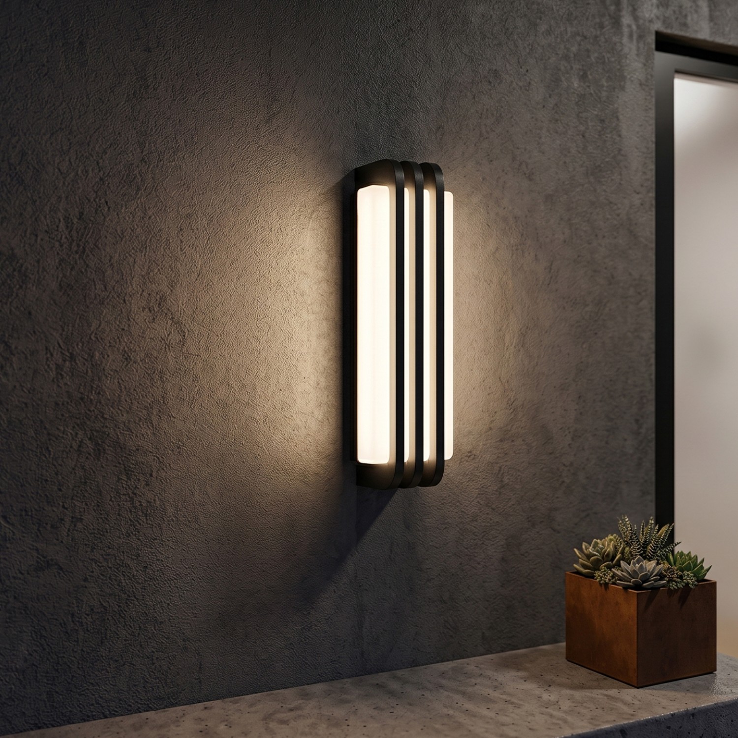 Снимка на Фасаден LED аплик Strata | IP44 | 18W | 3000K